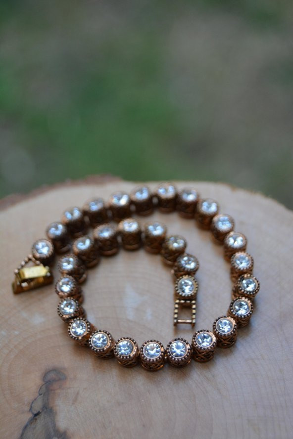 STONEAGE JEWELLERY Zirkon Taşlı Suyolu Bileklik - 5