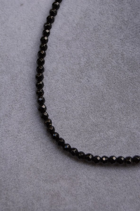 STONEAGE Kolye Bayan İçin Siyah Oniks Taşlı - 3