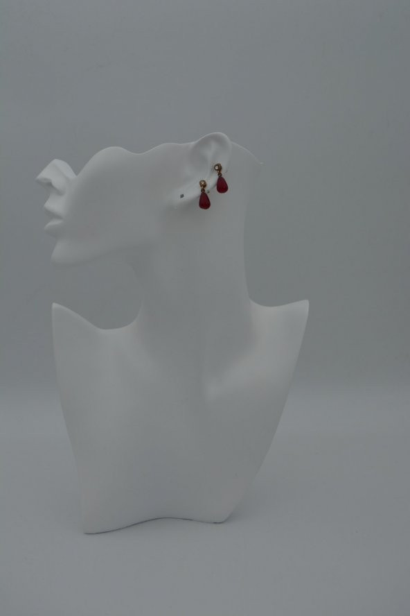 STONEAGE Küpe Mayorka Taşlı Mini Damla - Resim 4