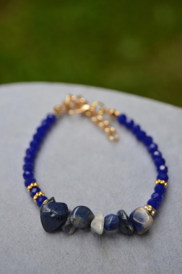 STONEAGE Lapis Lazuli Doğal Taş Bayan Bileklik