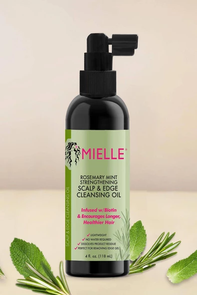 Mielle Rosemary Mint Kuru Şampuan Saç Derisi ve Saç Kenarı Temizleyici Yağ 118ML - 4