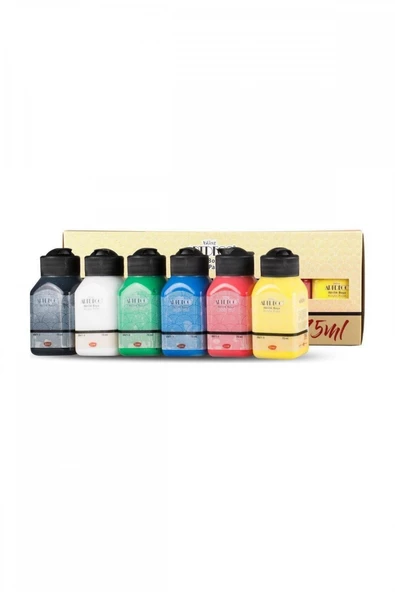 Artdeco Canlı Renkler 6x75ml Akrilik Boya Seti