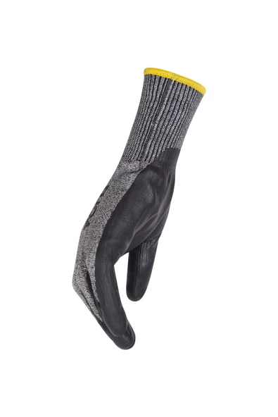 ND-120 Nitril D Kesilmez Eldiven 8 Numara Gri - 3