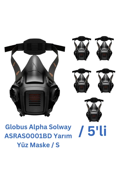 Alpha Solway ASRAS0001BD Yarım Yüz Maske S  - 5 Adet