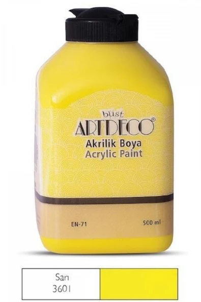 Artdeco Akrilik Boya 500ml Sarı / 3601 ürün görseli