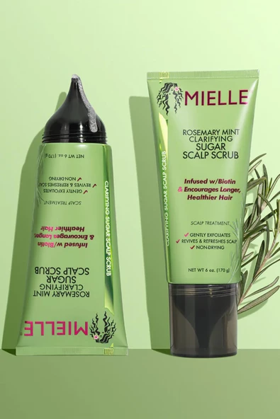 Mielle Rosemary Mint Arındırıcı Saç Derisi Şeker Peelingi 170GR - 6