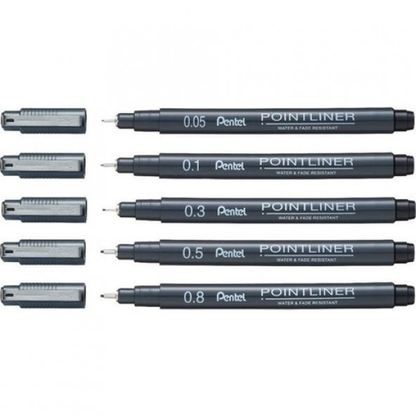 Pentel Pointliner 0.5 mm Teknik Çizim Kalemi - Resim 2