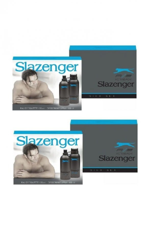 Slazenger Active Sport Mavi Edt 125ml+Deodorant 150ml Set 2 Adet