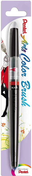 Pentel Arts Colour Brush Fırça Uçlu Boya Kalemi - Siyah XGFL-101X