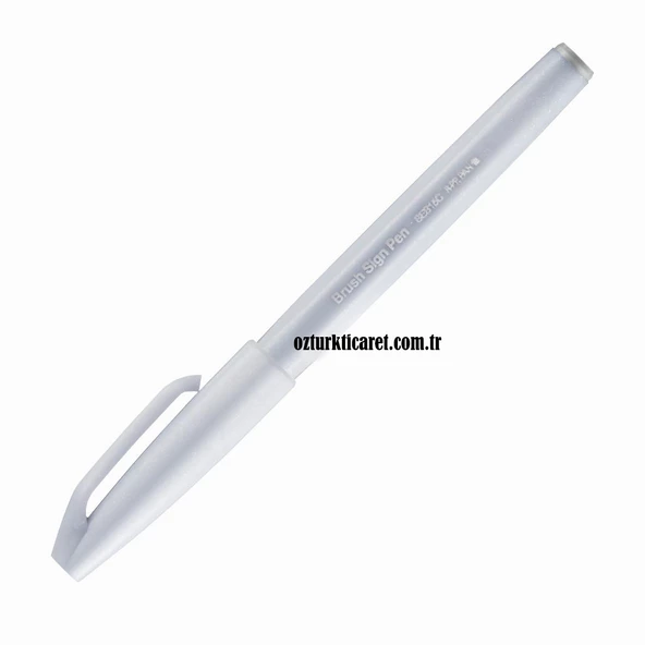 Pentel Brush Sign Pen Touch Light Grey