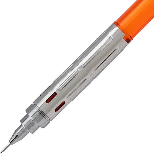 Pentel GraphGear 300 0.3 mm Mekanik Kurşun Kalem - Turuncu - Resim 4