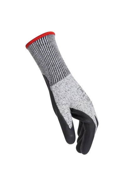 NC-120 Nitril C Kesilmez Eldiven 10 Numara Gri - Resim 3