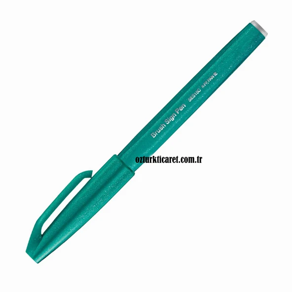 Pentel Brush Sign Pen Touch Turquoise Green ürün görseli