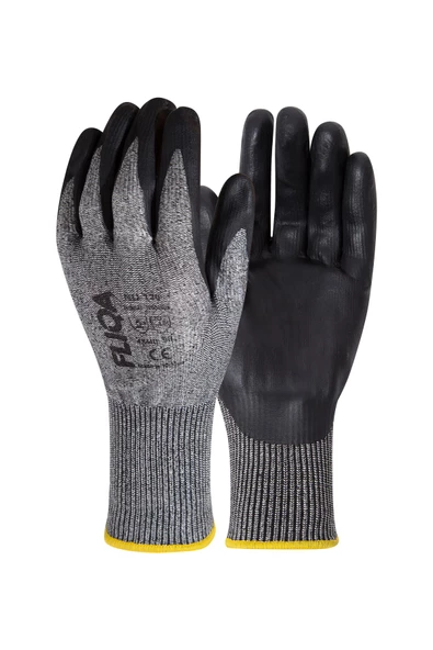 ND-120 Nitril D Kesilmez Eldiven 8 Numara Gri - 2