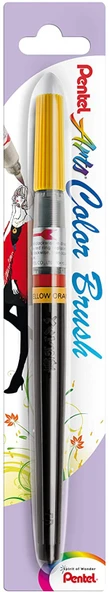 Pentel Arts Colour Brush Fırça Uçlu Boya Kalemi - Sarımsı Turuncu XGFL-140X ürün görseli