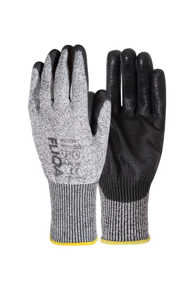 PC-120 Pu C Kesilmez Eldiven Gri - 10 Çift - Resim 3