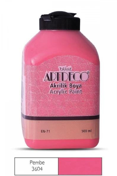 Artdeco Akrilik Boya 500ml Pembe / 3604 ürün görseli