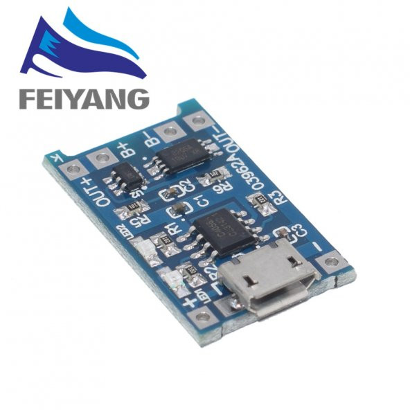 10 Adet Mıcro usb pil şarj devresi ( TP4056 ) - 5