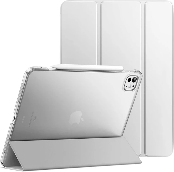 MobaxAksesuar Apple iPad Pro 13inç M4 2024 Kılıf PU Deri Smart Standlı Case A2925 A2926 A3007