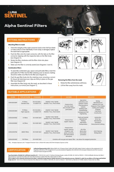 Alpha Solway Sentinel A1-asras0005bz Filtre (ÇİFT) - Resim 4