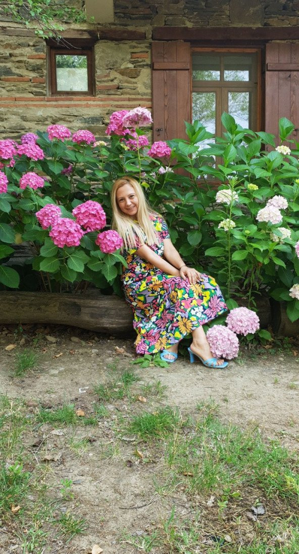 Kemerli Poplin Elbise - 6