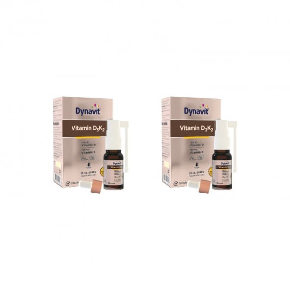 Eczacıbaşı Dynavit Vitamin D3K2 10 ml Sprey 2li Paket