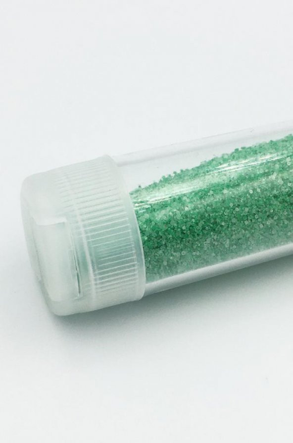 Yeşil Tırnak Oje Süsleme Tuzu , Tırnak Tozu, Oje Tuzu, Oje Tozu, Nail Art - 2