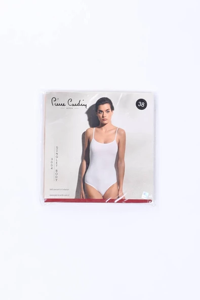 Pierre Cardin Kadın Pamuklu İnce Askılı Body - 2