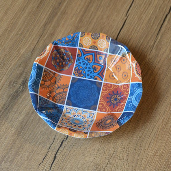 Melamin Kahveci Çay Tabağı 50 Adet : Kilim