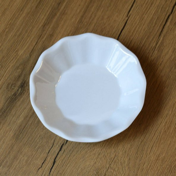 Melamin Kahveci Çay Tabağı 100 Adet : Beyaz