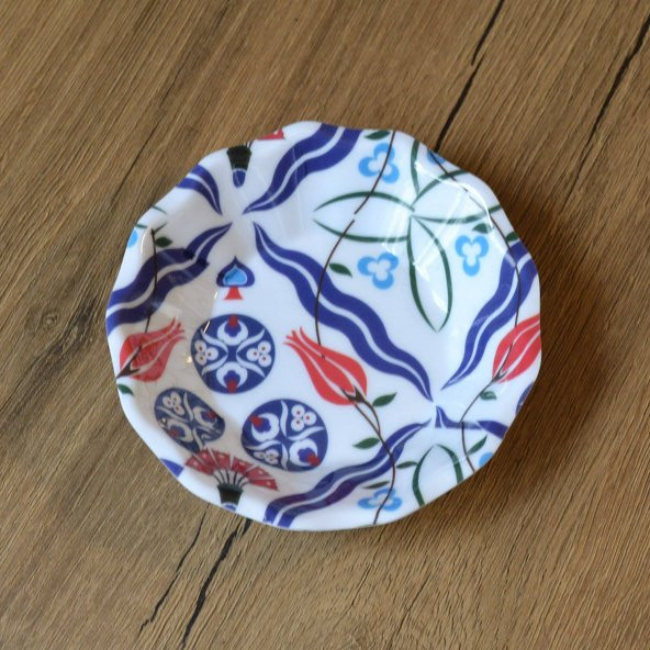 Melamin Kahveci Çay Tabağı 50 Adet : Osmanlı