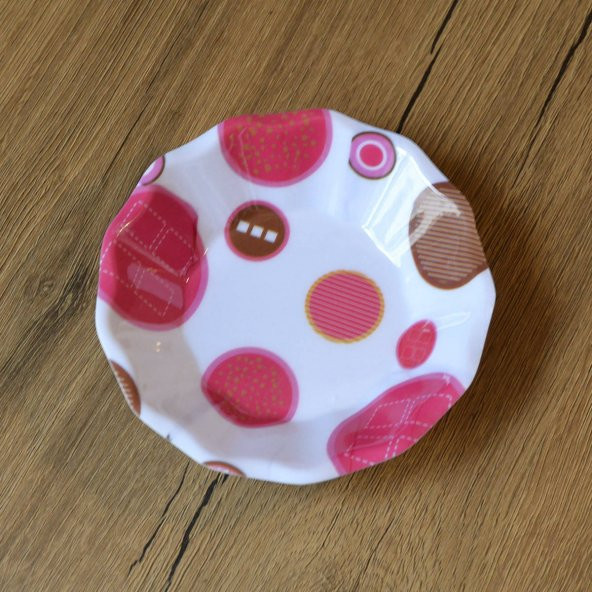 Melamin Kahveci Çay Tabağı 100 Adet : Damla