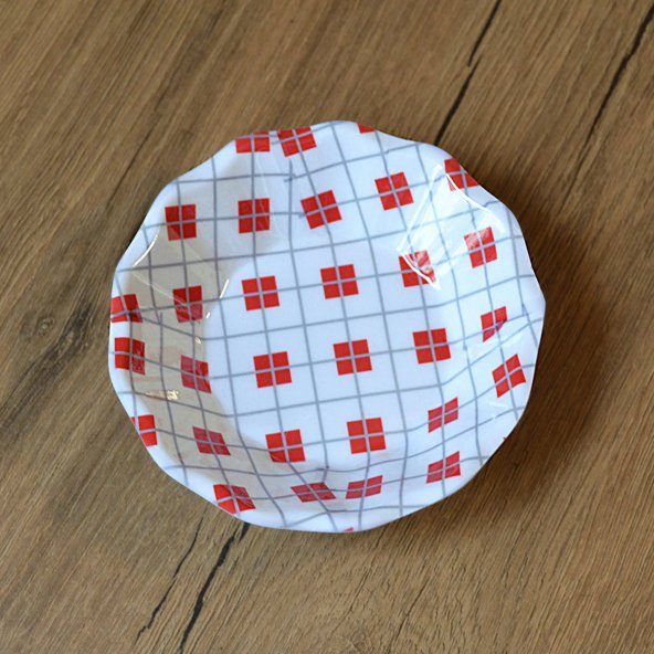 Melamin Kahveci Çay Tabağı 100 Adet : Granit Kırmızı