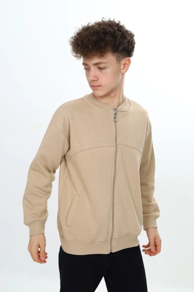 Erkek Çocuk Fermuarlı Hırka 7-12 Yaş wap 7142.3 - 4