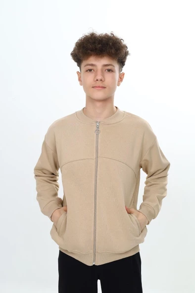 Erkek Çocuk Fermuarlı Hırka 7-12 Yaş wap 7142.3 - 10