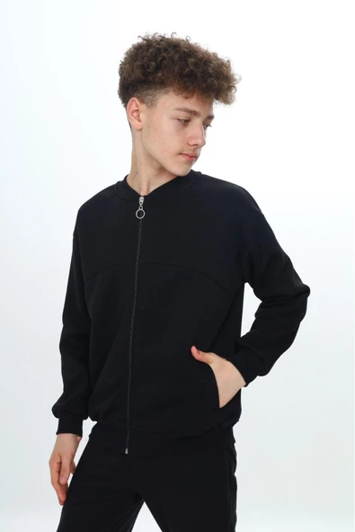 Erkek Çocuk Fermuarlı Hırka 7-12 Yaş wap 7142.2 - 11