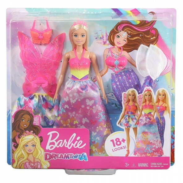 BARBIE DREAMTOPIA DÖNÜŞEN PRENSES BEBEK OYUN SETİ - 3