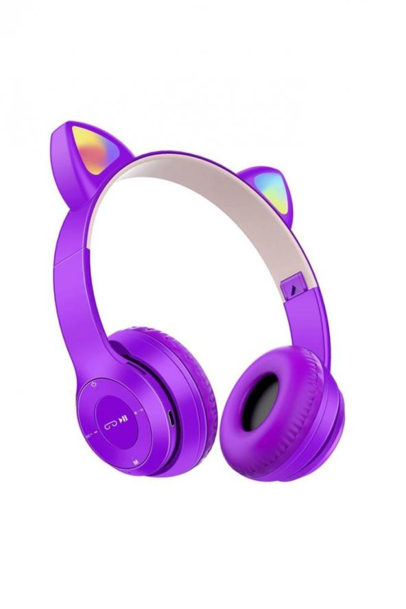 Int P47m Bluetooth Cat Kablosuz Kulaküstü Katlanabilir Kedi Kulaklık