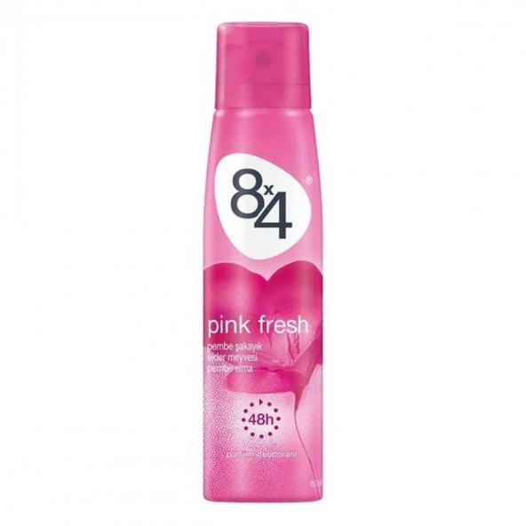 8x4 Pink Fresh Sprey Deodorant 150 ml Kadın Deodorant