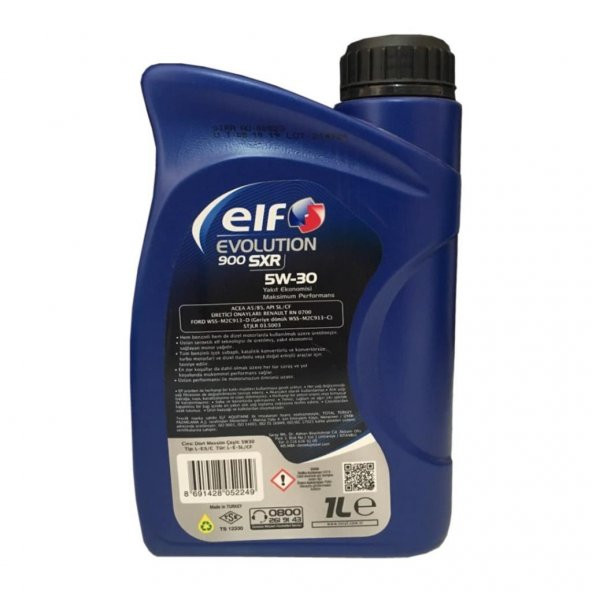Elf Evolution 900 SXR 5W-30 1 Lt Tam Sentetik Motor Yağı - 2