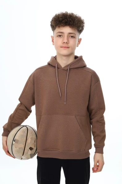 Erkek Çocuk Kapüşonlu 3 İplik Sweatshirt Px7141.4 - 5