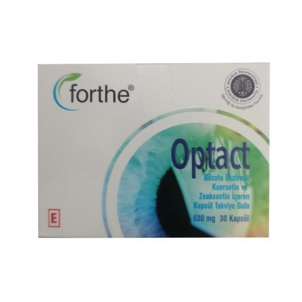 Forthe Optact 630 mg 30 Kapsül 8690957003777
