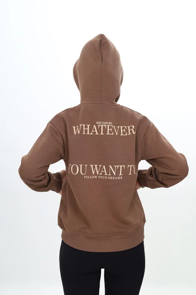 Kız Çocuk Fermuarlı Kapüşonlu Hırka wap7178.1 - 2