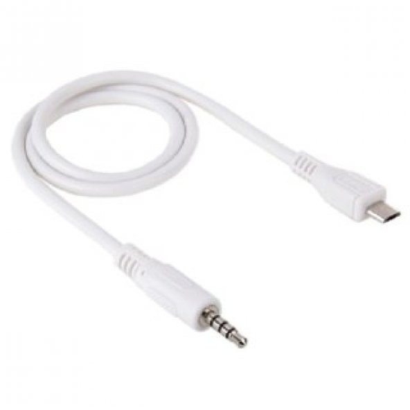 3.5mm Jack Stereo Micro Usb to Aux Çevirici Dönüştürücü Ara Kablo - 2
