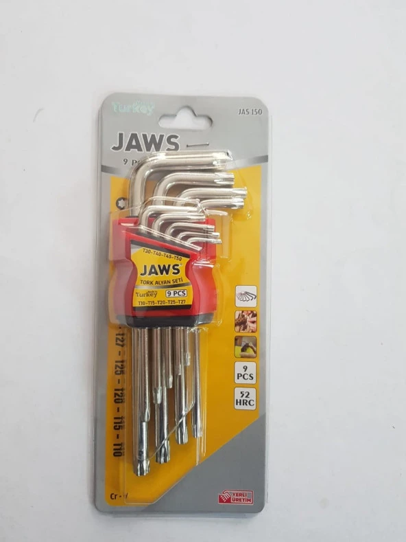 ELTOS JAWS 9 PARÇA UZUN TORX ALYAN SETİ 150 MM