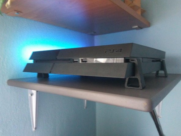 Playstation Ps4 Yüksek Ayak Masaüstü Stand Sabitleyici Logolu - 1