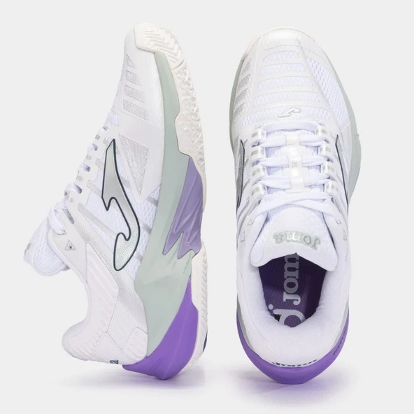 Joma Open Kadın Beyaz Toprak - Sert Kort Tenis & Padel Ayakkabısı TOPLW2402OM - Resim 4