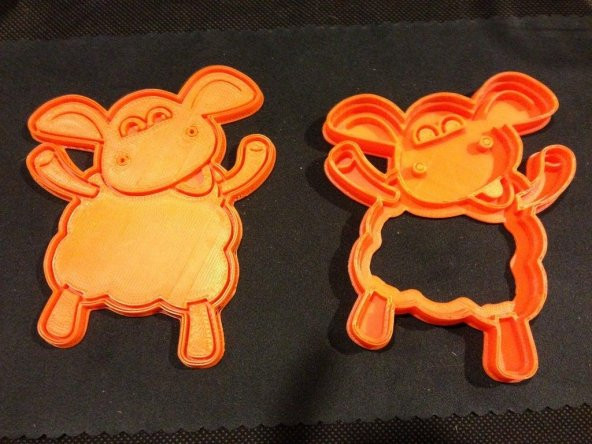 Shaun The Sheep Timmy Time Koyun Kurabiye Kek Kalıbı Kalıp Kesici