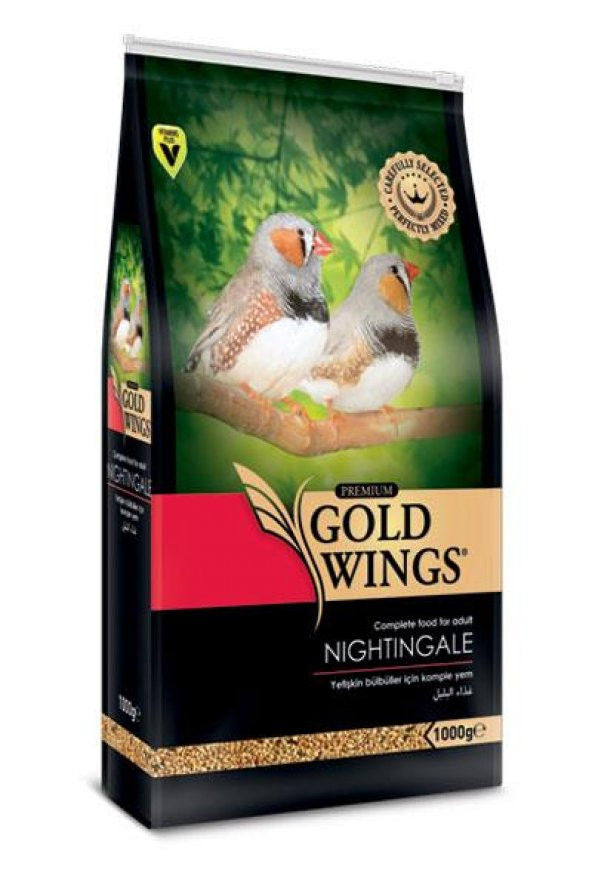 Gold Wings Premium Finch Bülbül Kuş Yemi 1 Kg
