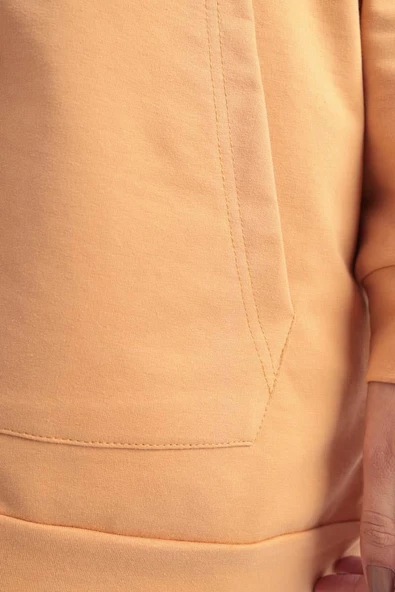 Soft Sarı-Fermuarlı Sweat Hırka - 5